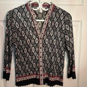 ⚫️ BOGO Beautiful patterned dressbarn petite size PM